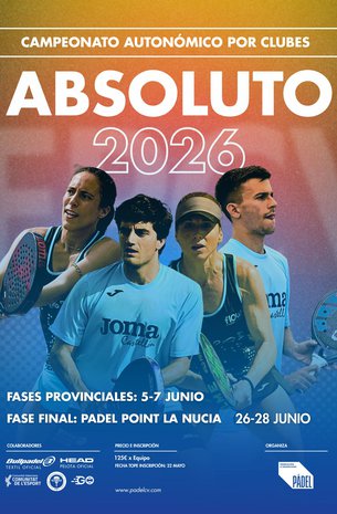CAMPEONATO AUTONÓMICO ABSOLUTO CLUBES 2026
